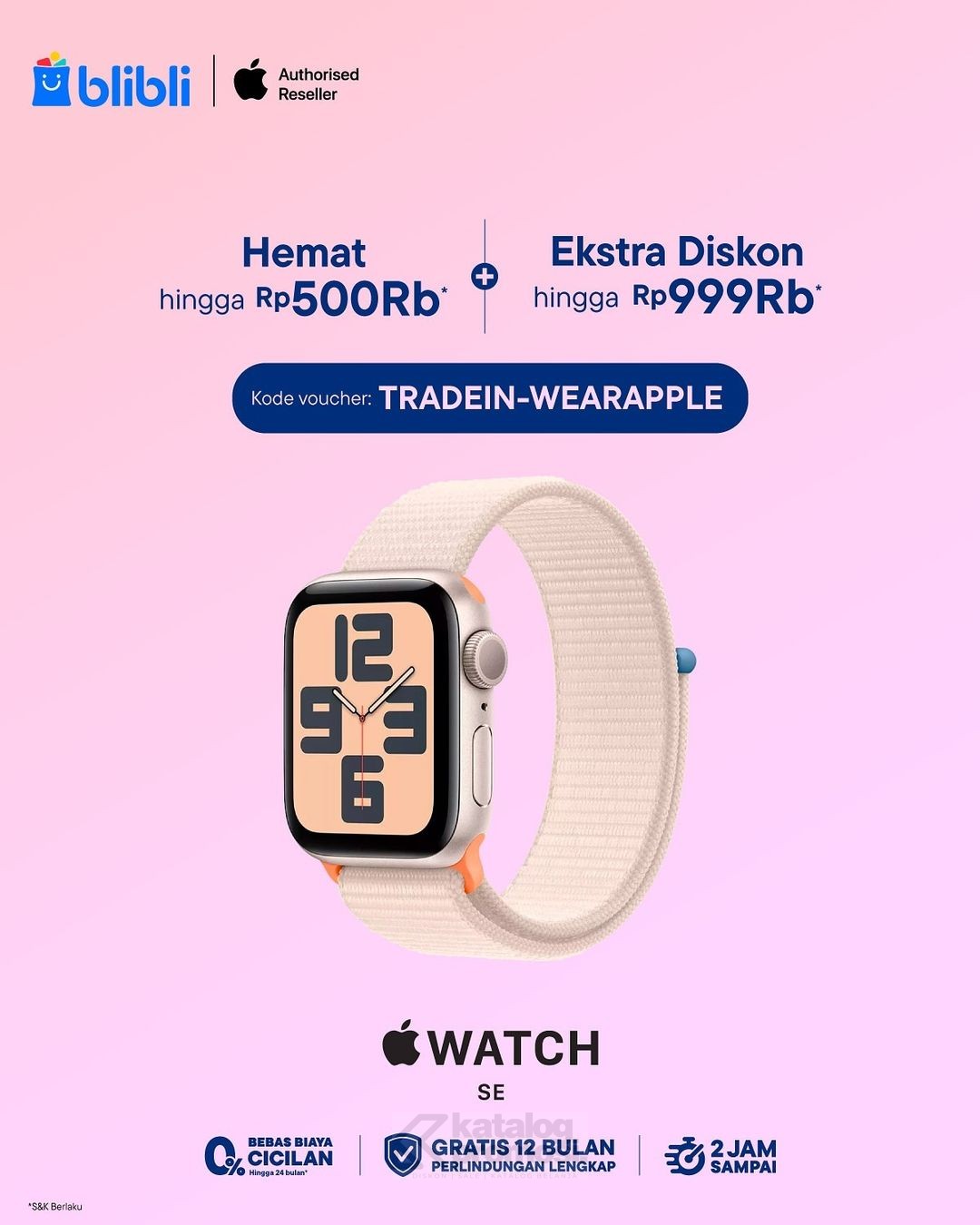 Produk Apple Cuan Akhir Bulan di Blibli dapatkan Ekstra Diskon dan Cashback