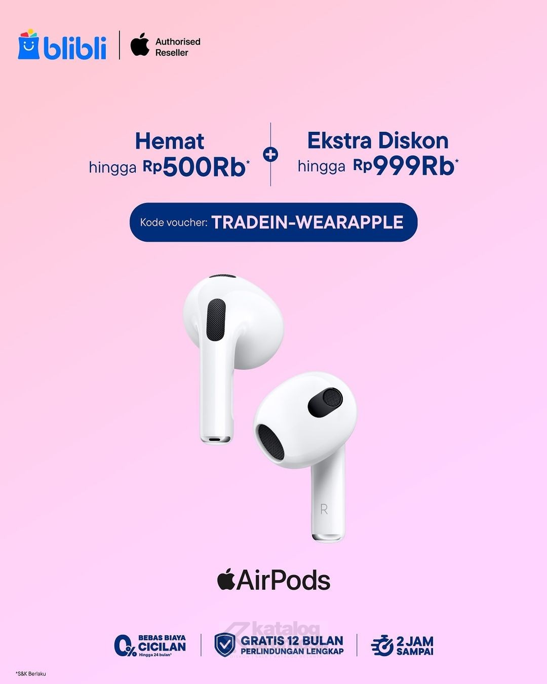 Produk Apple Cuan Akhir Bulan di Blibli dapatkan Ekstra Diskon dan Cashback