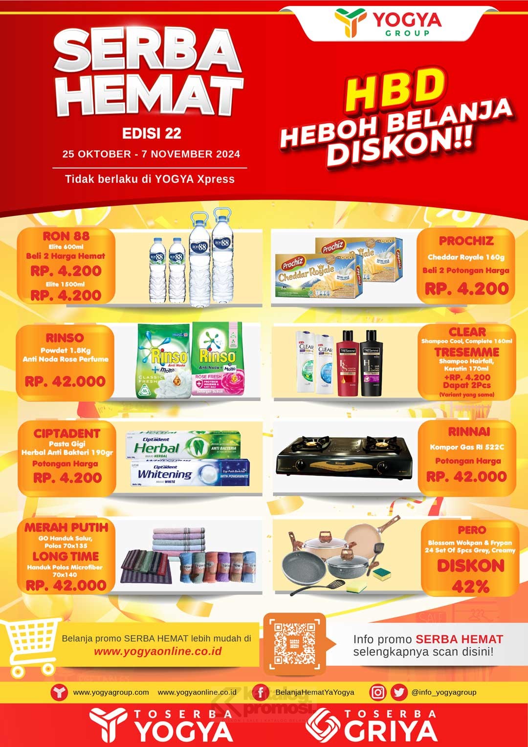 Katalog Toserba Yogya Promo SERBA HEMAT 25 OKTOBER – 07 NOVEMBER 2024