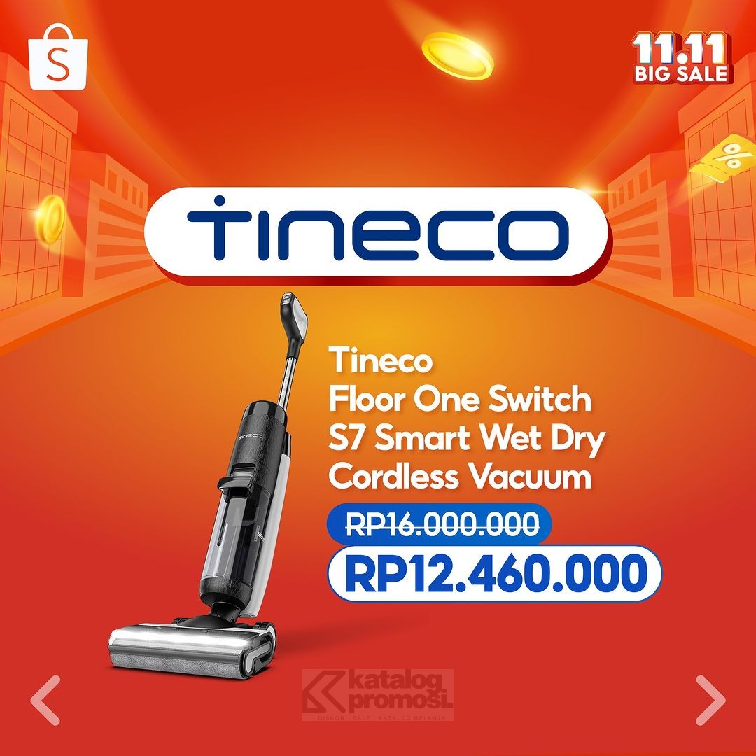 Tineco Floor One Switch S7 Promo Harga Spesial di Shopee 11.11 Big Sale