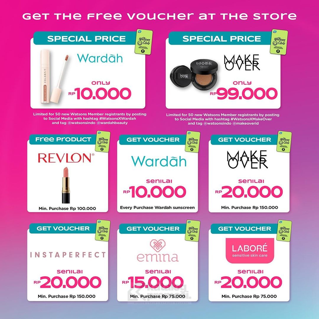 WATSONS STORE OPENING di Gajah Mada Plaza 15