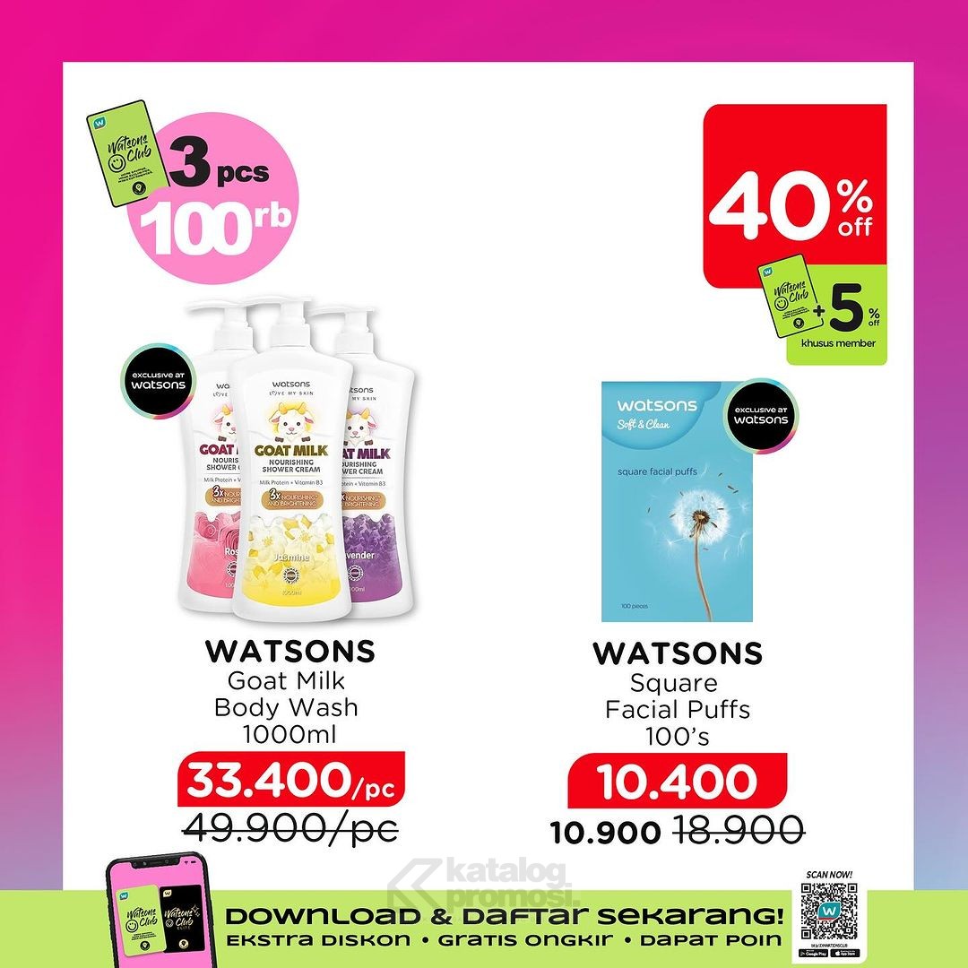 WATSONS STORE OPENING di Gajah Mada Plaza 13