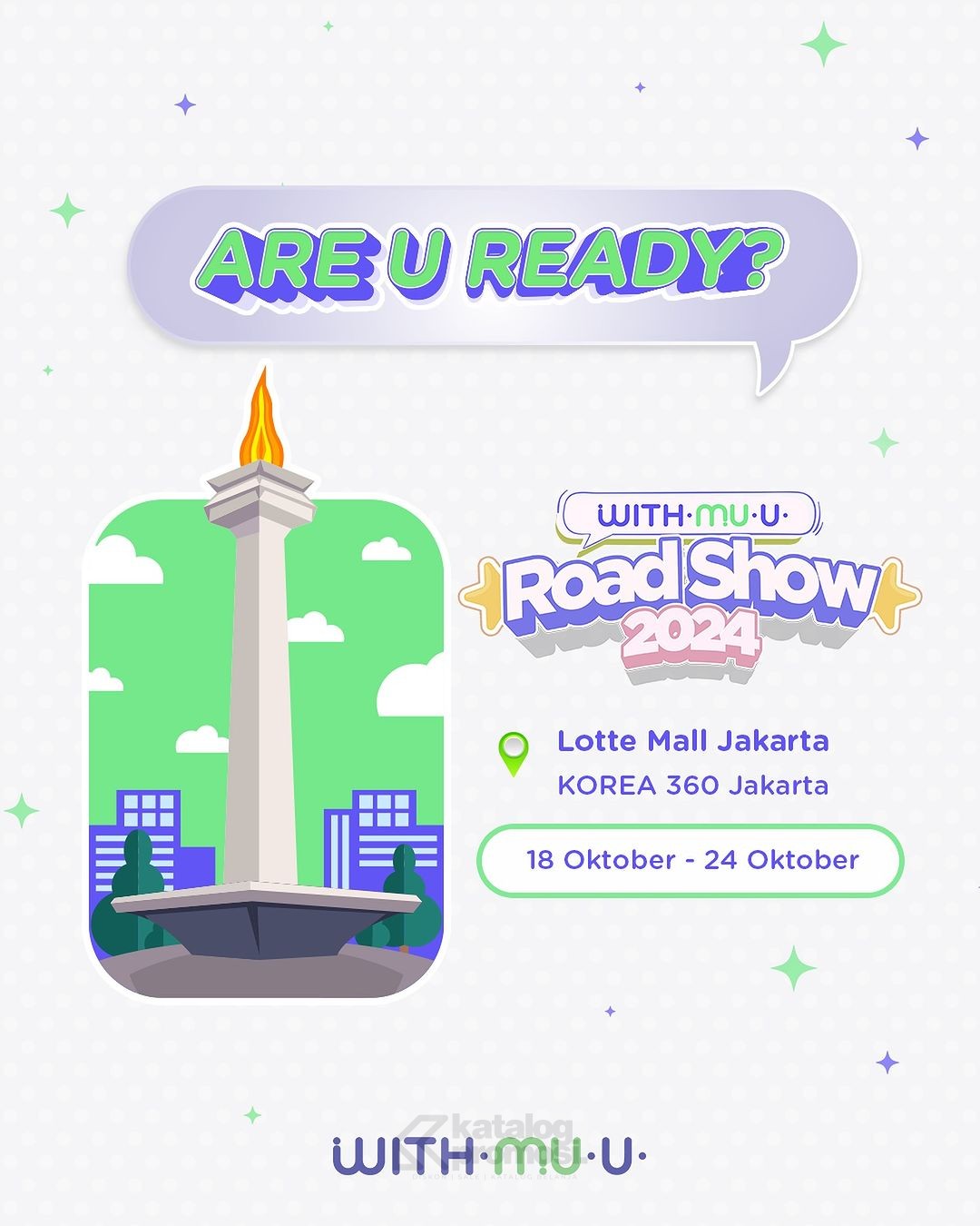 WITHMUU Road Show di Lotte Mall Jakarta Datang dan dapatkan Diskon Spesial