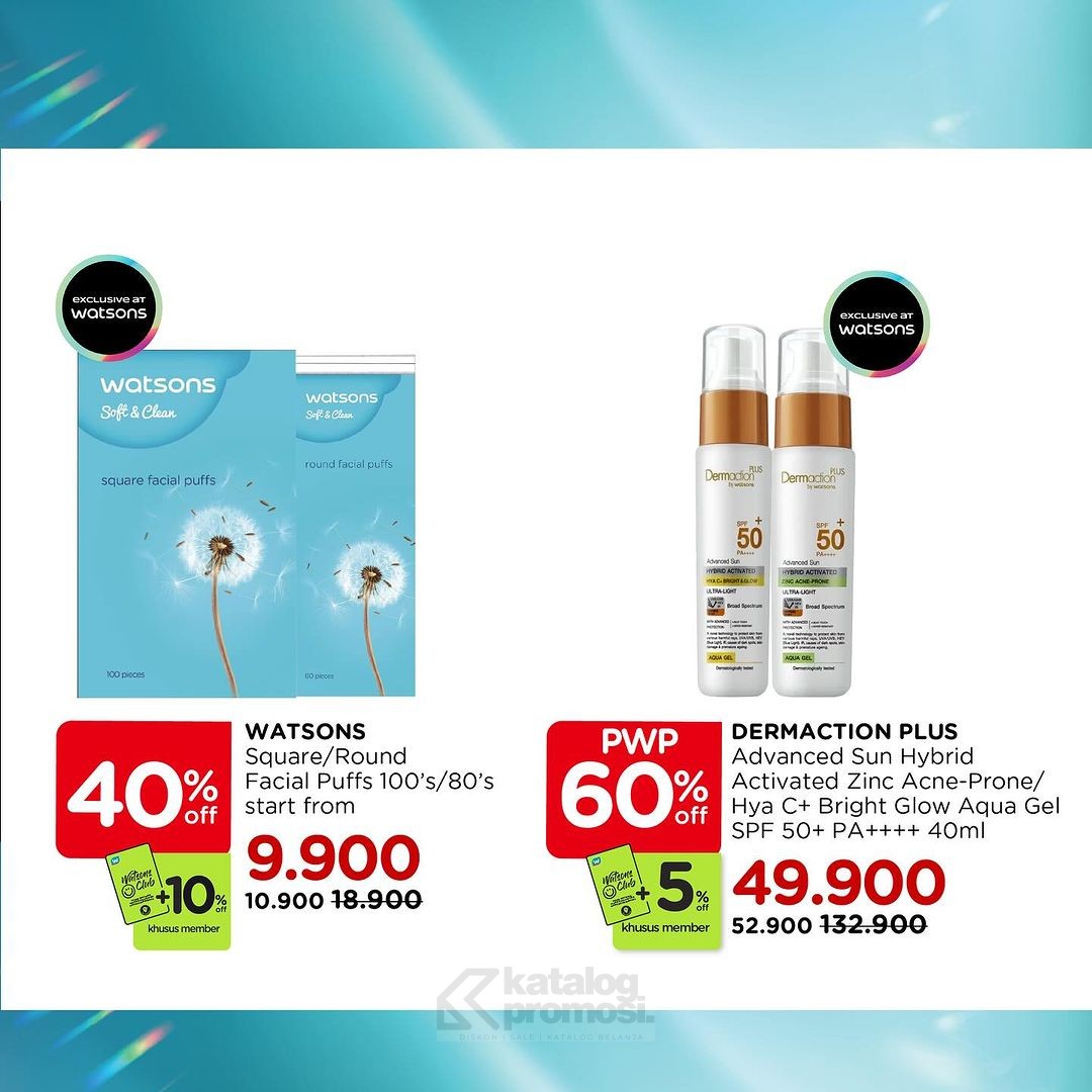 WOW! Watsons On Wednesday Diskon hingga 50%