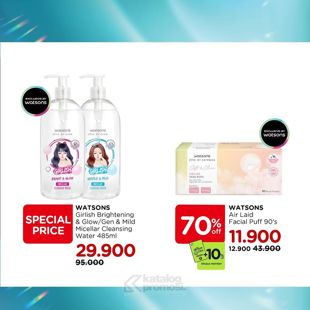 WOW! Watsons On Wednesday Diskon hingga 50%