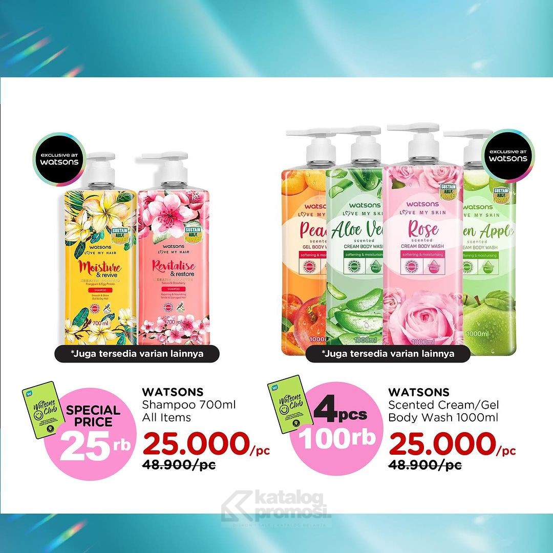 WOW! Watsons On Wednesday Diskon hingga 50%