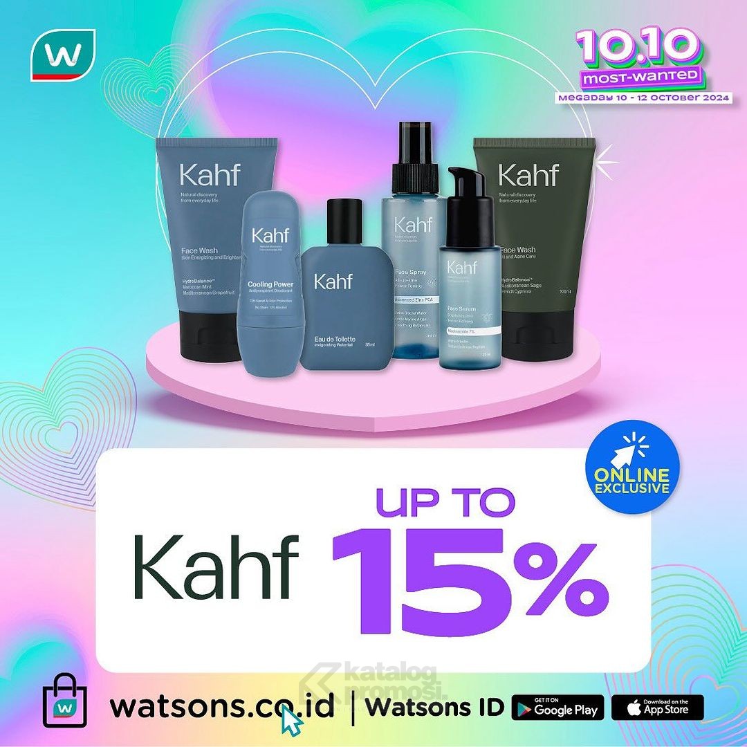 Watsons 10.10 Most Wanted Sale MEGADAY! Diskon hingga 70%