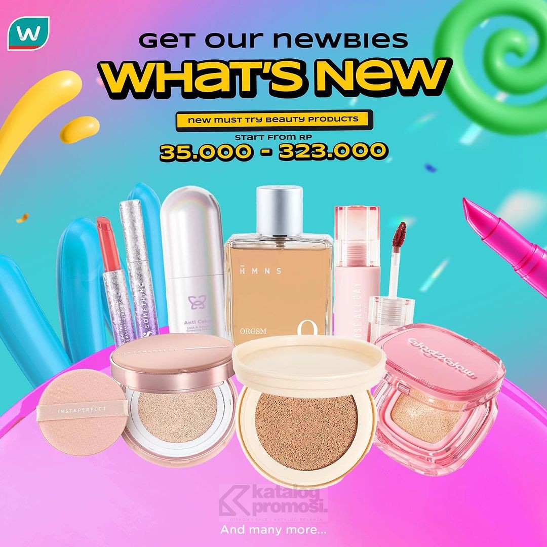 Watsons BE YOU BE BEAUTIFUL! Lebih dari 7000 Produk Diskon