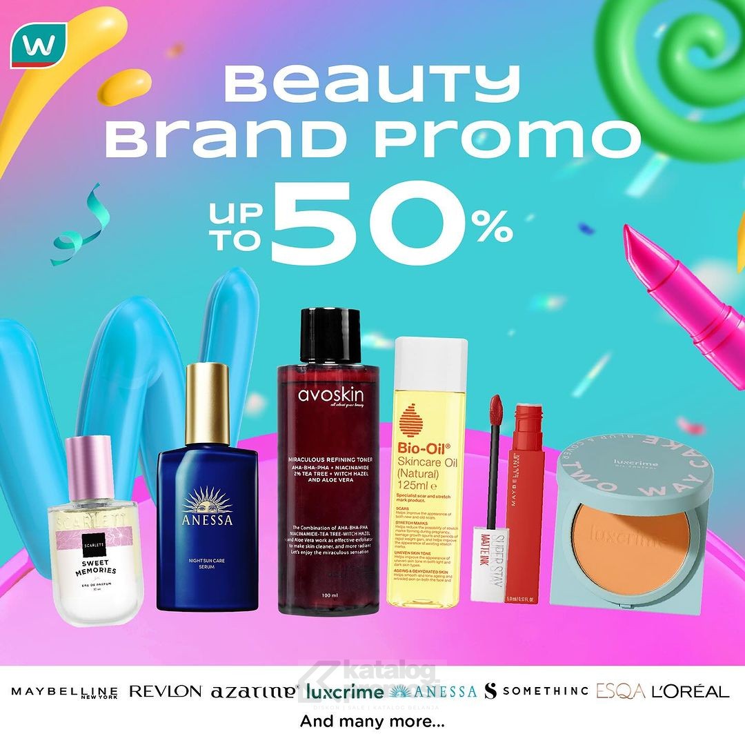 Watsons BE YOU BE BEAUTIFUL! Lebih dari 7000 Produk Diskon