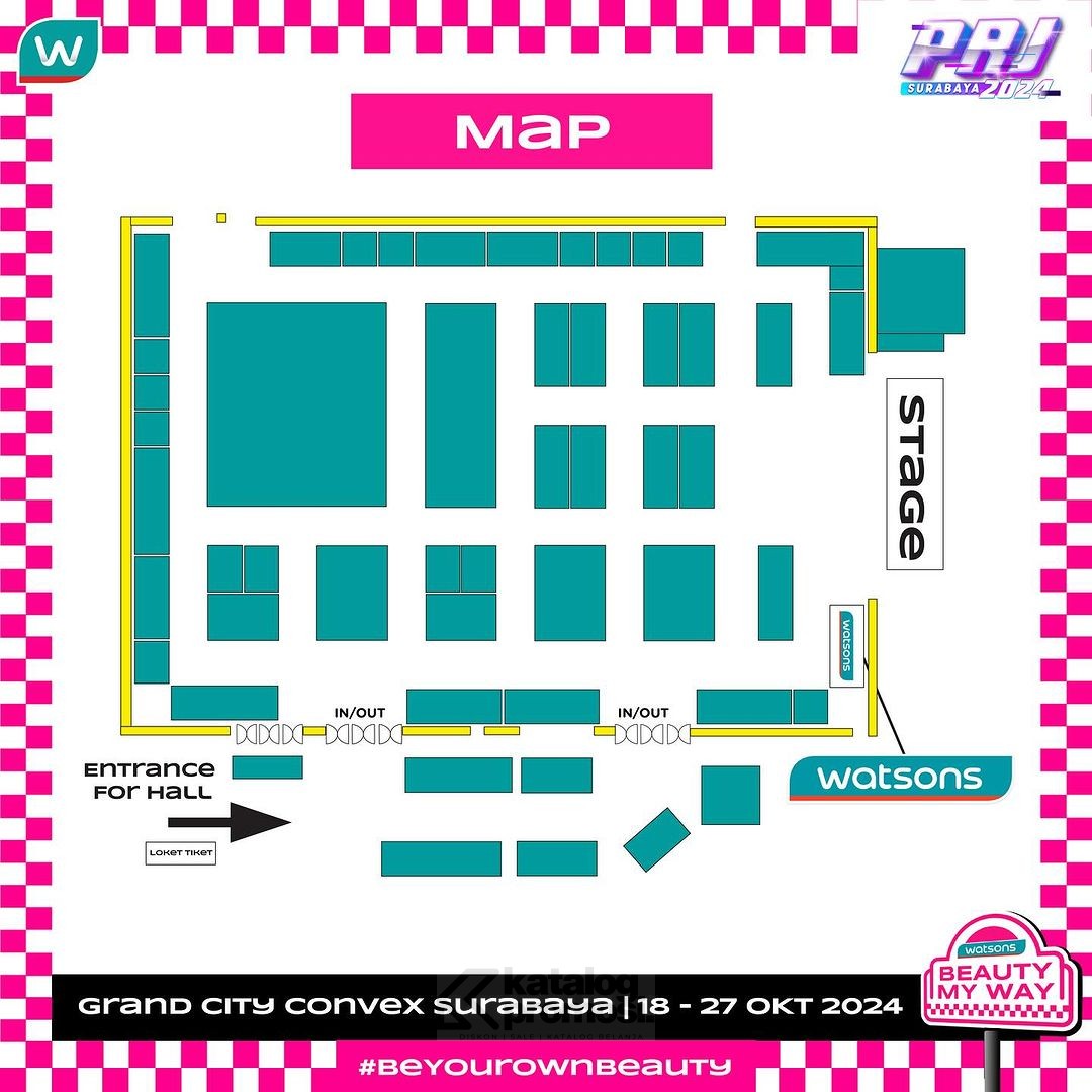 Watsons Hadir di PRJ Surabaya Belanja dan dapatkan Promo Spesial