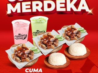 Promo Ayam Geprek Master Combo Merdeka cuma Rp 57.000