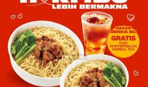 Promo Bakmi GM Special Hari Ibu GRATIS Iced Watermelon Herbal Tea*