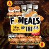 Promo CARLS JR FAMEALS Pax Paket Berlima Cuma Rp 181.818