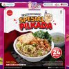 Promo Chopstix Special PILKADA Mie Ayam Chopstix Cuma Rp 24 Ribu*