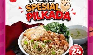 Promo Chopstix Special PILKADA Mie Ayam Chopstix Cuma Rp 24 Ribu*