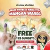 Promo Cincau Station Spesial Pilkada - dapatkan GRATIS 1 Es Sunset*