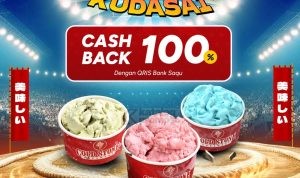 Promo COLD STONE BANK SAQU GASWAT! CASHBACK HINGGA 100%