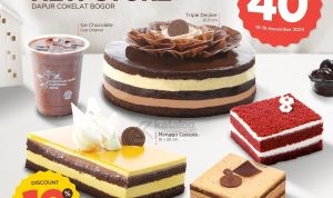 Promo Opening Dapur Cokelat Bogor - Diskon Hingga 40% untuk Semua Produk*