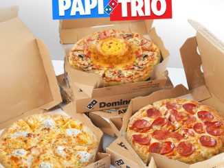 Promo DOMINOS PIZZA PAPI TRIO - PAKET 3 MEDIUM PIZZA cuma Rp. 161.364