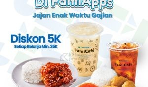 Promo FAMILYMART PAYDAY - DISKON 5K khusus pembelian via FAMIAPPS