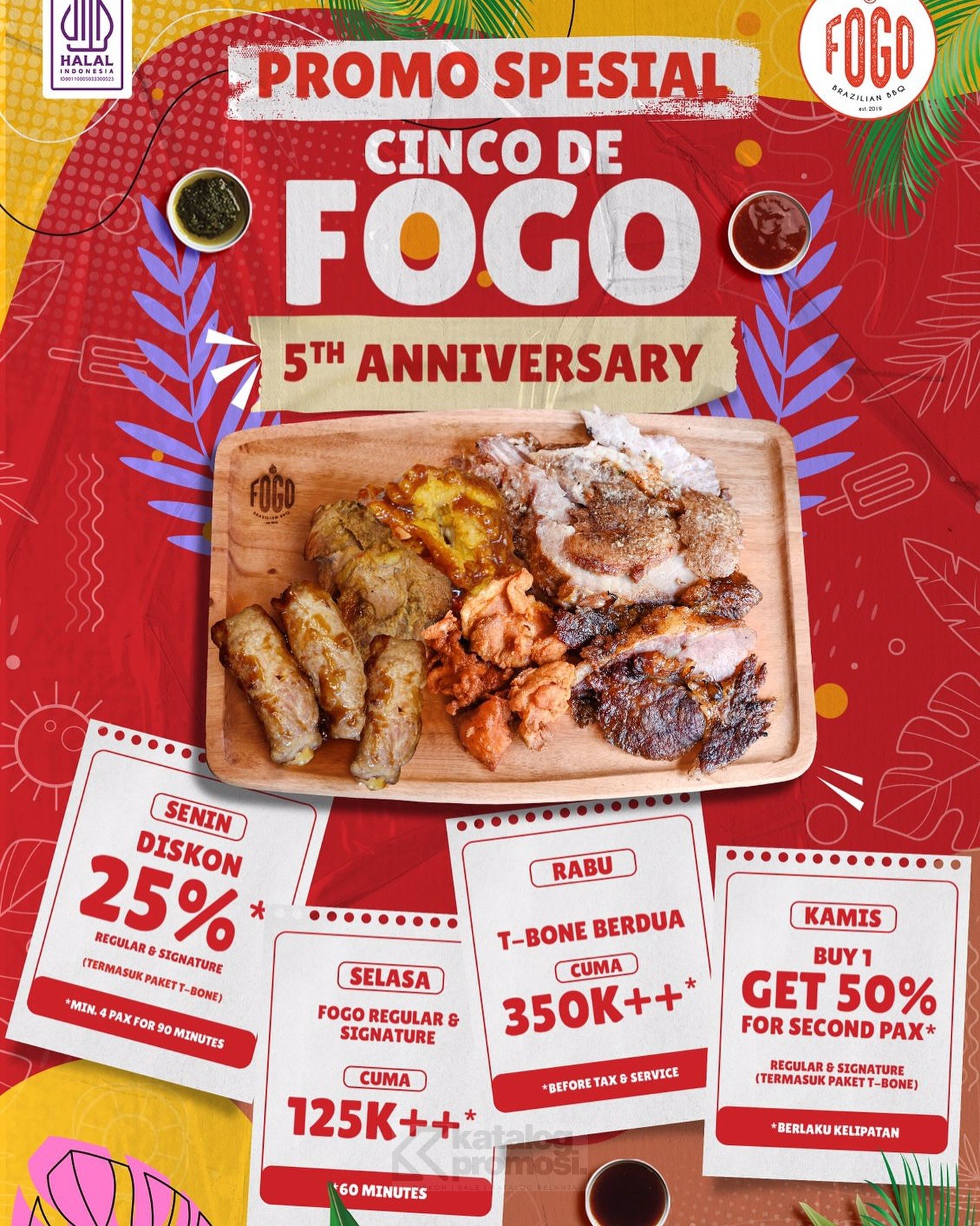 Promo Fogo 5th Anniversary Promo SETIAP HARI DISKON hingga 50%