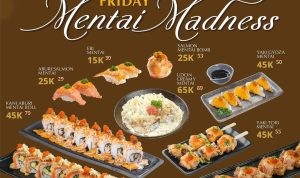 Promo Gion Sushi Mentai Madness Friday Menu Mentai Mulai Rp15 Ribuan!