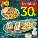 Promo HAPPY DAY Breakfast Menu Special Start From IDR 30K*