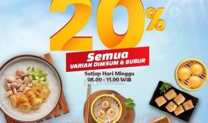 Promo Imperial Kitchen & Seafood Spesial Diskon 20% untuk Semua Varian Dimsum & Bubur