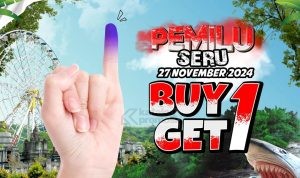 Promo Jungleland Special Pemilu Buy 1 Get 1 Tiket Masuk*