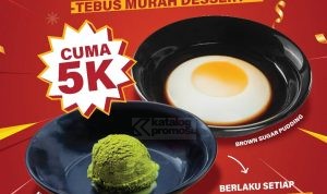 Promo Katsunyaka TEBAS Tebus Murah Dessert Cuma Rp 5.000!