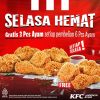 Promo KFC Selasa Hemat Beli 6 Gratis 3 Ayam