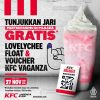 Promo KFC Pilkada Gratis Lovelychee Float dan Voucher KFC Vaganza