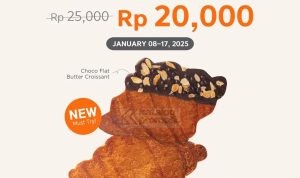 Promo Tous Les Jours Harga Spesial Flat Butter Croissant Mulai Rp 20.000!