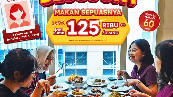 Promo Fogo Khusus Pekerja All You Can Eat Hanya Rp 125 Ribu++/ Orang*