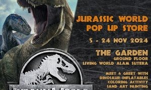 Jurassic World Popup Store di Living World Alam Sutera