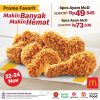 Promo McDonald's Makin Banyak Makin Hemat Paket 4 atau 6 pcs Ayam McD mulai Rp49.545