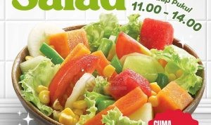 Promo PIZZA HUT FRESH SALAD cuma Rp. 35RB AJA!