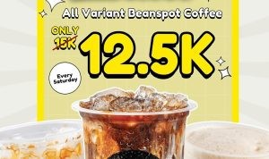 Promo Beanspot Satday Coffee cuma Rp. 12.500