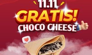 Promo Dcrepes 11.11 – Gratis Choco Cheese