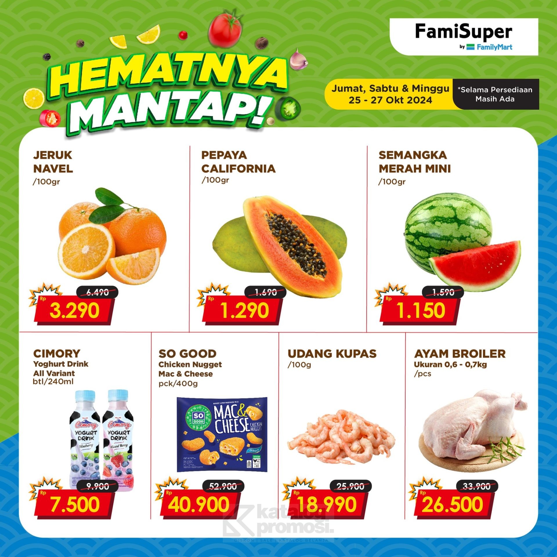 Promo JSM FAMILYMART FAMI SUPER FRESH WEEKEND 25-27 OKTOBER 2024