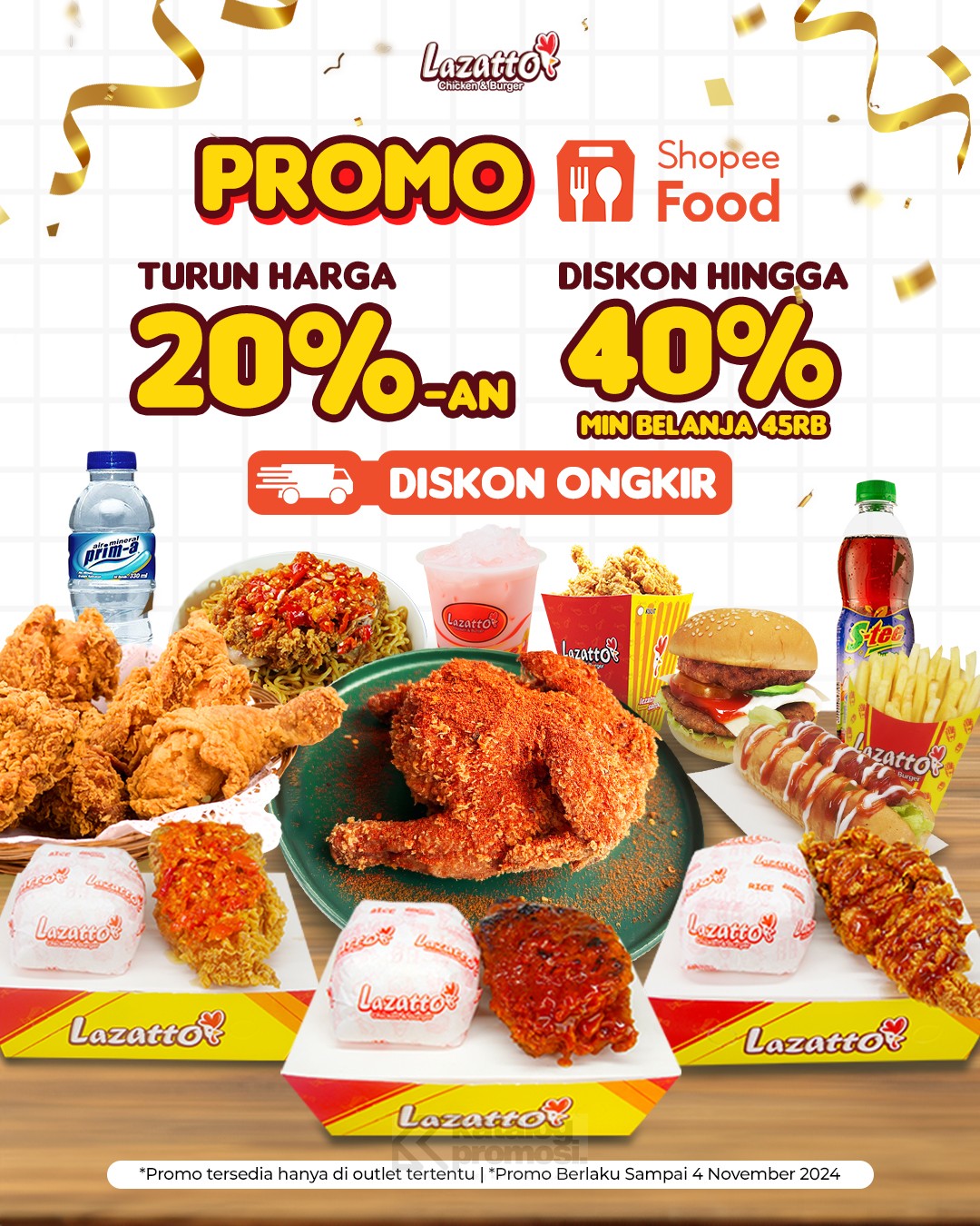 Promo Lazatto di Merchant Online Pilihanmu! Diskon Sampai 50%!