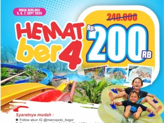 Promo Marcopolo hemat ber-4 cuma Rp200 ribu berlaku 5-7 September 2025 di Bogor