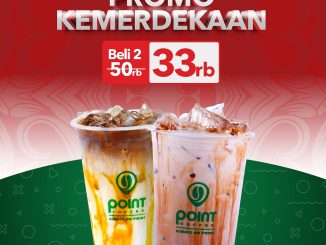 Promo Point Coffee Merdeka 2 minuman Rp33.000 berlaku khusus 17 Agustus 2025