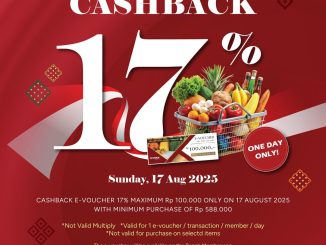 Promo Ranch Market Merdeka cashback 17% hingga Rp100.000 berlaku 17 Agustus 2025