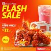 Promo RICHEESE FACTORY SHOPEEFOOD FLASH SALE Combo 4 Fire Wings cuma Rp. 37.273