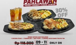 Promo Steak Moen Moen GOFOOD Pahlawan – Paket Hemat Tiada Lawan Hanya Rp79.000!