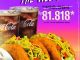 Promo Taco Bell 80th Independence Day Unwrap the Week Rp. 81.818 berlaku 11–24 Agustus 2025 di seluruh gerai Taco Bell Indonesia.