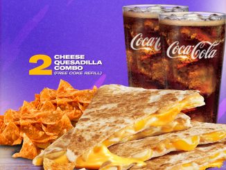Promo Taco Bell Customer Day 2 Cheese Quesadilla Combo Rp65.454 free Coke refill berlaku 4–11 September 2025 di seluruh outlet Indonesia