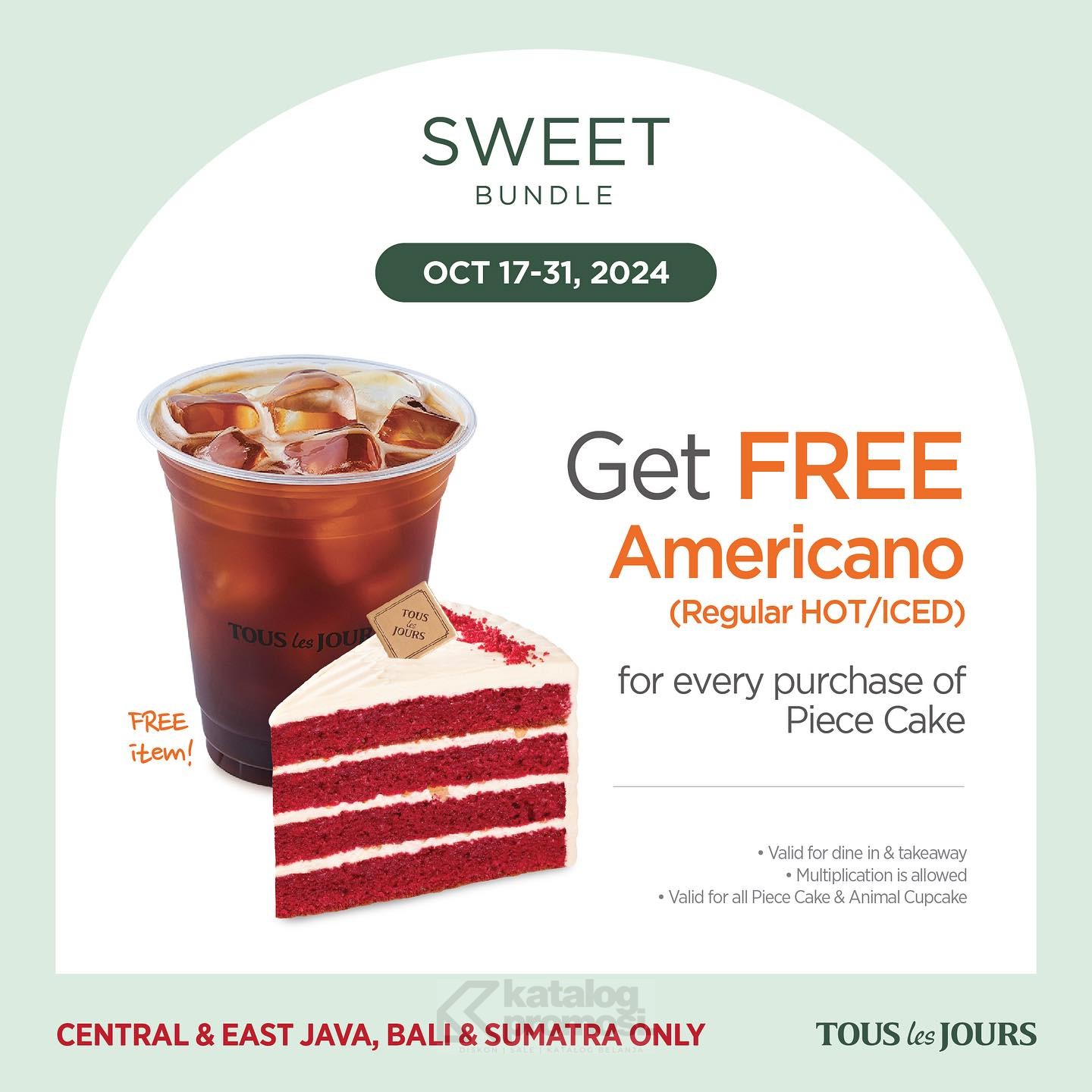 Promo Tous Les Jours Sweet Bundle Gratis Americano