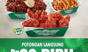 Promo WINGSTOP BNI Potongan Langsung Rp. 20.000